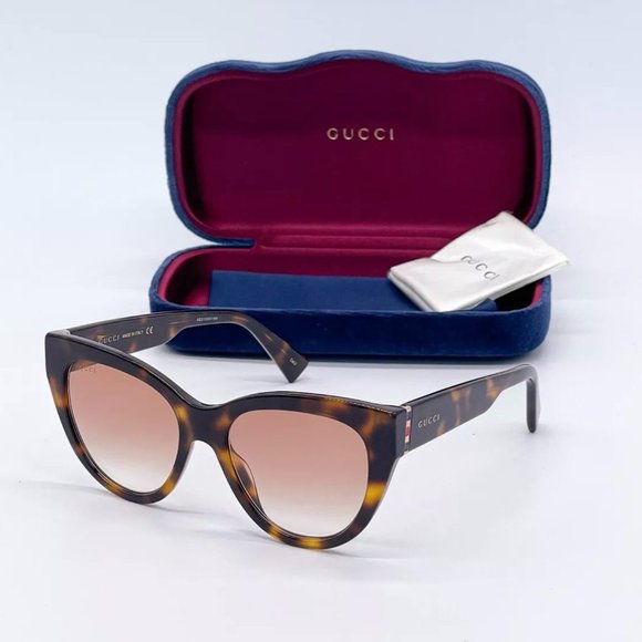Sale! New Gucci 53mm Women\'s Havana and Brown Sunglasses! main image 2